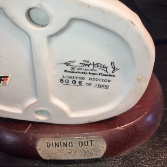 Emmet Kelly Jr “Dining Out” with Dog - Multicolor Limited Edition - Picture 6 of 6